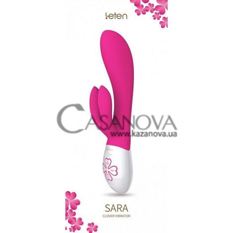 Основное фото Rabbit-вибратор Leten Sara розовый 20,5 см