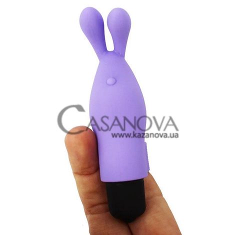 Основне фото Вібратор-кролик на палець Feelztoys Magic Finger бузковий