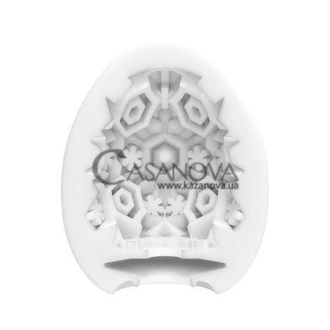 Основне фото Мастурбатор-яйце з охолоджувальним лубрикантом Tenga Egg Easy Beat Snow Crystal прозорий