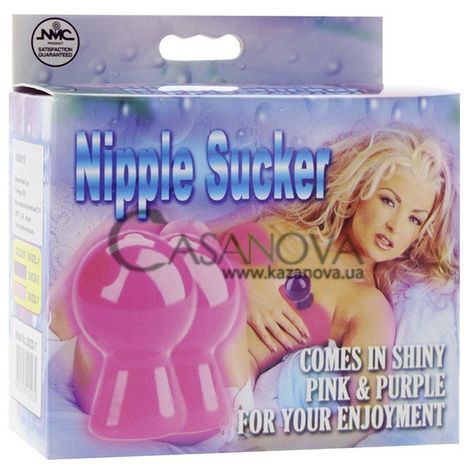 Основне фото Вакуумні помпи для сосків Nipple Sucker рожеві