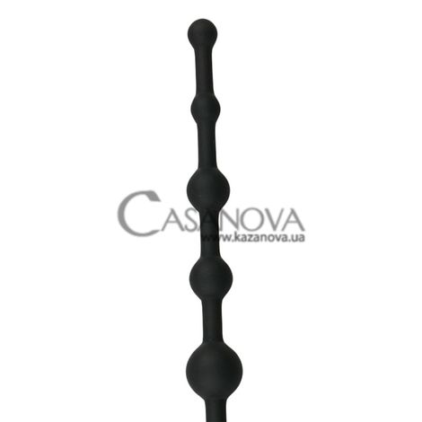 Основное фото Анальная цепь EasyToys Long Anal Beads чёрная 33,5 см