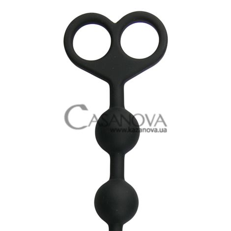 Основне фото Анальний ланцюжок EasyToys Long Anal Beads чорний 33,5 см