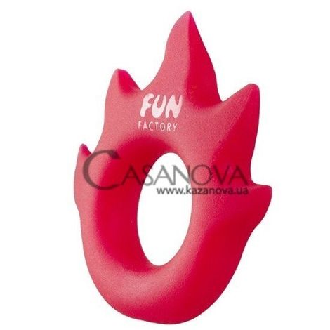 Основное фото Кольцо-стимулятор на член Fun Factory Flame красное