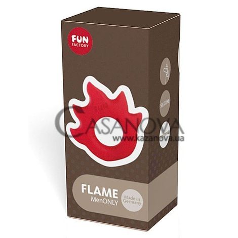 Основное фото Кольцо-стимулятор на член Fun Factory Flame красное