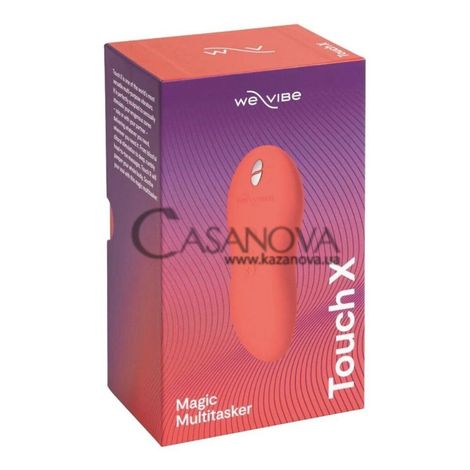Основное фото Мини-вибратор We-Vibe Touch X оранжевый 10,2 см