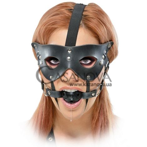 Основное фото Набор маска + кляп Masquerade Ball Gag Restraint чёрный