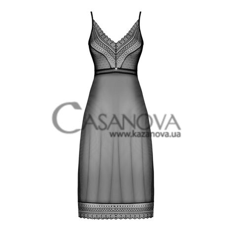 Основное фото Платье Obsessive Estiqua chemise чёрное