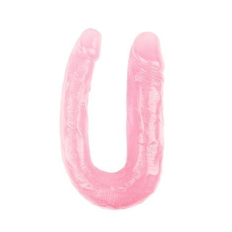 Основное фото Реалистичный фаллоимитатор для двойного проникновения Chisa Novelties Hi-Rubber 18 Inch Dildo прозрачный 46 см