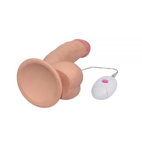 Основное фото Реалистичный вибратор на присоске Lovetoy The Ultra Soft Dude RDNI-310038 телесный 20 см