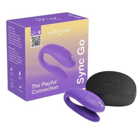 Основное фото Смарт-вибратор для пар We-Vibe Sync O фиолетовый 7,7 см