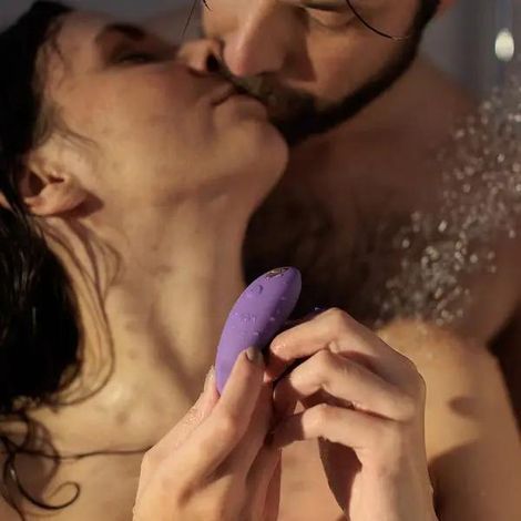 Основное фото Смарт-вибратор для пар We-Vibe Sync O фиолетовый 7,7 см