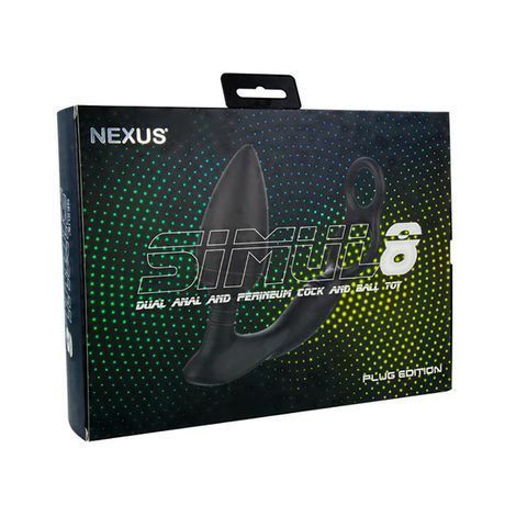 Основное фото Вибромассажёр простаты Nexus Simul8 Plug Edition чёрный 10,2 см