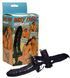 Страпон з вібрацією Easy Rider Strap-On порожнистий 15 см