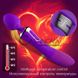 Дополнительное фото Вибромассажёр с подогревом Leten AV Heat фиолетовый 22,6 см