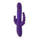 Дополнительное фото Тройной вибратор с ротацией и пульсацией You2Toys Sweet Smile Thrusting Pearl Triple Vibrator фиолетовый 24,8 см