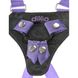 Додаткове фото Жіночий страпон Dillio Strap-On Suspender Harness Set фіолетовий 17,8 см