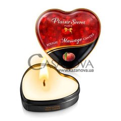 Основне фото Масажна свічка серце Plaisirs Secrets Bougie Massage Candle персик 35 мл