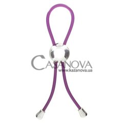 Основное фото Эрекционное лассо Adjustable Love Ring фиолетовое
