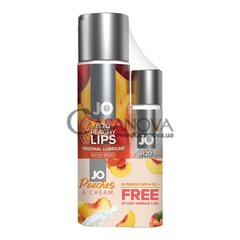 Основное фото Набор оральных лубрикантов System JO GWP Peaches & Cream Peachy Lips H2O Vanilla 150 мл