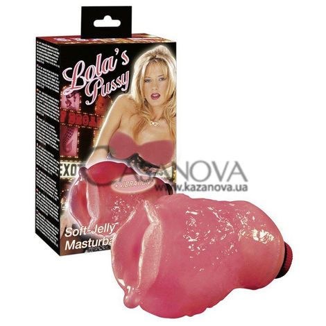 Основное фото Мастурбатор-вагина с вибрацией Lola's Pussy розовый
