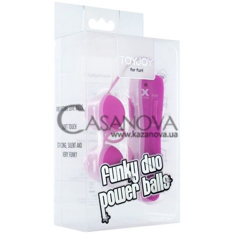 Основное фото Вагинальные виброшарики Funky Duo Power Balls фиолетовые