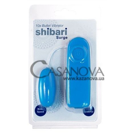 Основне фото Віброяйце Shibari Surge блакитне 5,5 см