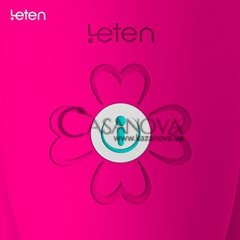 Основне фото Вібратор для пар Leten Vivi рожевий 9 см