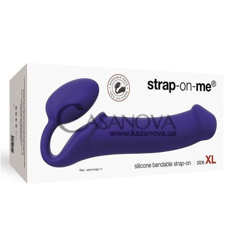 Основное фото Безремневой страпон Strap-On-Me Violet XL фиолетовый 15,8 см