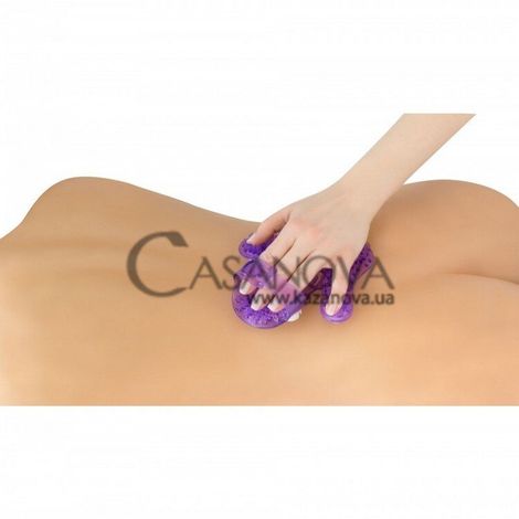 Основне фото Рукавичка для масажу Roller Balls Massager пурпурна
