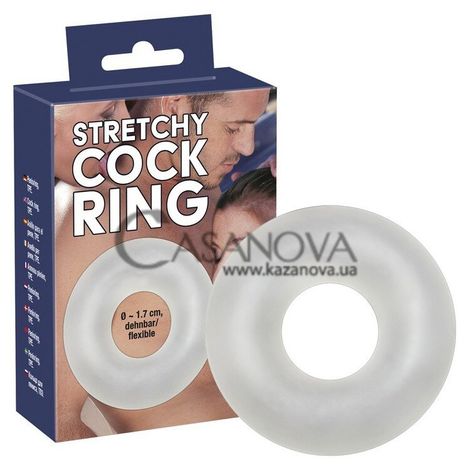 Основное фото Эрекционное кольцо Stretchy Cockring белое