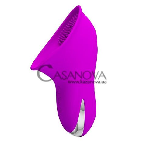 Основное фото Вакуумный клиторальный стимулятор с вибрацией Pretty Love Isaac фиолетовый 13,8 см