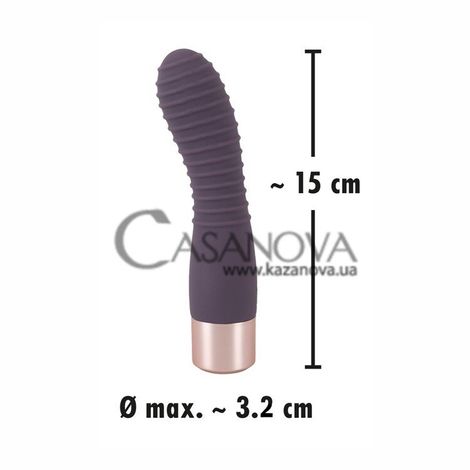 Основное фото Вибратор для точки G Elegant Flexy Vibe фиолетовый 15 см