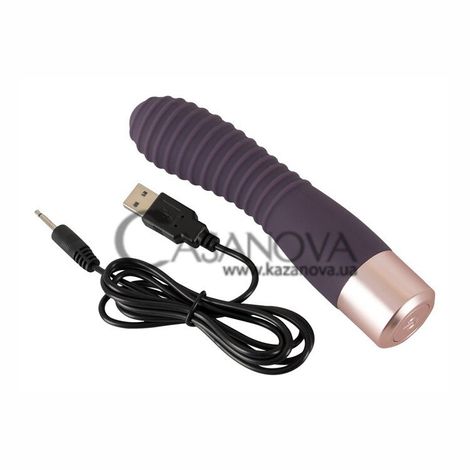 Основное фото Вибратор для точки G Elegant Flexy Vibe фиолетовый 15 см