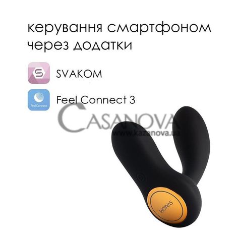 Основное фото Интерактивный массажёр простаты Svakom Vick Neo чёрный 9,2 см