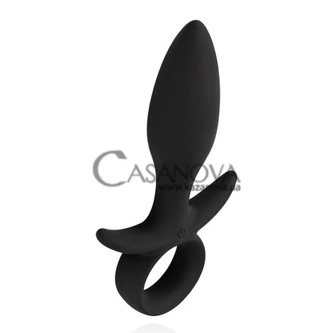 Основное фото Анальная вибропробка EasyToys Butt Buzzer чёрная 14,5 см