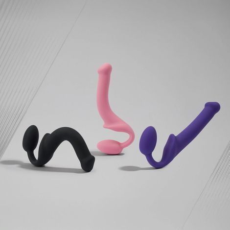 Основне фото Безремінний страпон Strap-On-Me Rose L рожевий 15,7 см