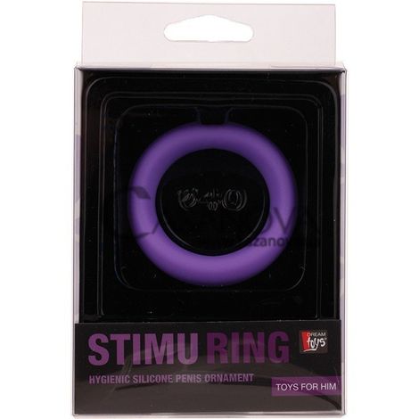 Основное фото Эрекционное кольцо Stimu Ring фиолетовое 4 см