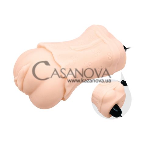 Основное фото Мастурбатор-вагина самосмазывающаяся с вибрацией Lybaile Crazy Bull Vagina Masturbator телесный