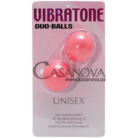 Основное фото Вагинальные шарики Vibratone Duo-Balls розовые
