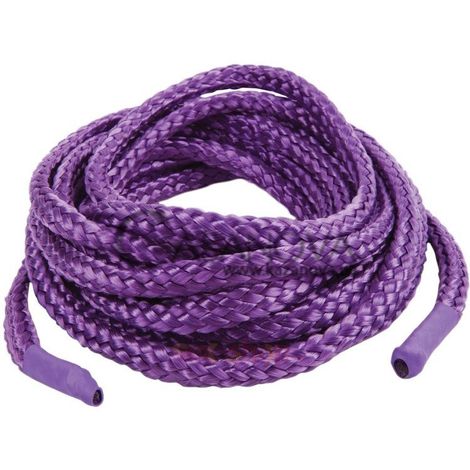 Основне фото Мотузка для бондажу Japanese Silk Love Rope пурпурна 5 м