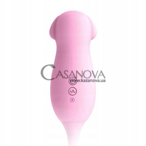 Основное фото Вибратор двойной Elva Dual Purpose розовый 38,5 см