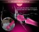 Дополнительное фото Вибромассажёр Leten AV 1+1 розовый 22,6 см