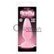 Додаткове фото Анальна пробка із присоскою Firefly Pleasure Plug рожева 10 см