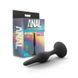Додаткове фото Анальна пробка для новачків Blush Anal Adventures Platinum Beginner Plug Medium чорна 10,8 см