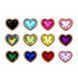 Дополнительное фото Анальная пробка EGZO Dark Gold Heart Plug S золотистая с бирюзовым кристаллом 7,1 см