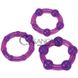 Дополнительное фото Набор эрекционных колец Pro Rings фиолетовый