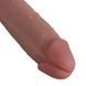 Дополнительное фото Реалистичный фаллоимитатор на присоске Erospace Natural Play Silicone Dildo D5 телесный 22 см