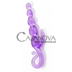 Основное фото Анальный стимулятор Bendy Twist фиолетовый 22 см