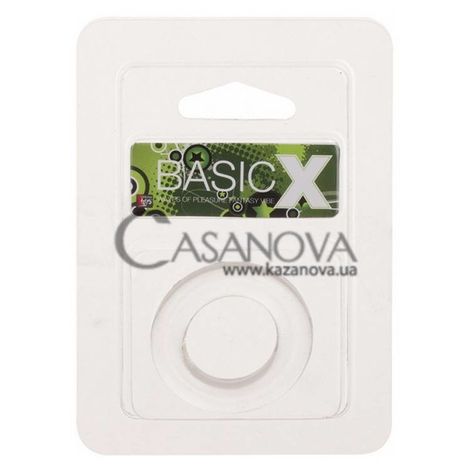 Основное фото Эрекционное кольцо BasicX прозрачное