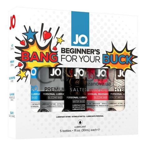 Основне фото Подарунковий набір із 5 лубрикантів JO Beginners For Your 30 мл